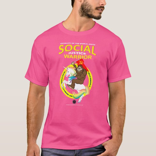 Social Justice Warrior-2 T-Shirt (Front)