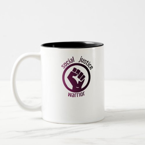 Social justice warrior Two_Tone coffee mug