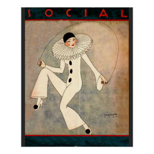 Social Magazine cover Poster