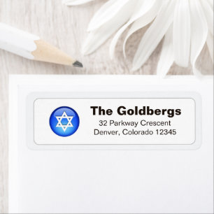 Social Media App Jewish Bat or Bar Mitzvah Label