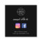 Social Media Business Card | Instagram Facebook QR