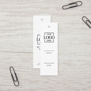 Social Media Business Logo Clothing Price Hang Tag