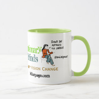 Social Media Coffee Revolutionary Minds - Green Mug