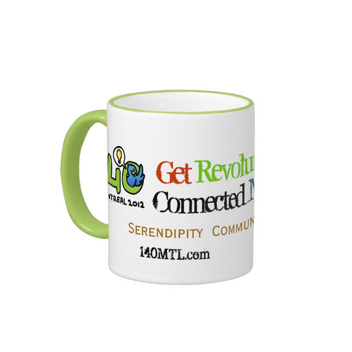 Social Media Coffee Revolutionary Minds   Green Coffee Mugs
