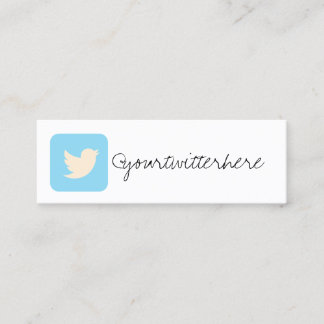 social media color modern trendy business card
