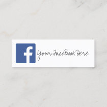 social media color modern trendy business card
