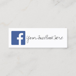 social media color modern trendy business card