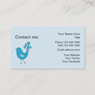 Social Media Contact Cards