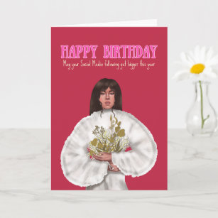 Social Media Content Creator Happy Birthday Card