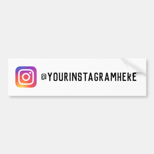 social media custom bumper sticker