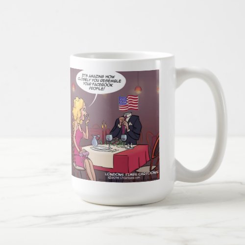 Social Media Dating Funny Coffee Mug