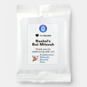 Social Media Emoji Bat Mitzvah or Bar Mitzvah Hot Chocolate Drink Mix