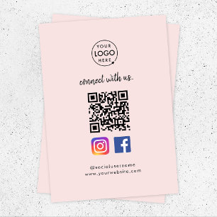 Social Media Enclosure Card Instagram Facebook