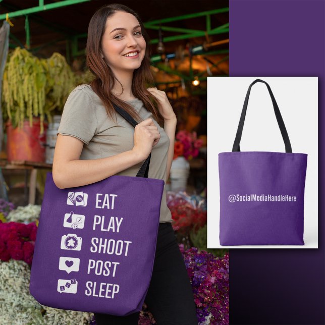 Social Media Gamer Tote (Creator Uploaded)