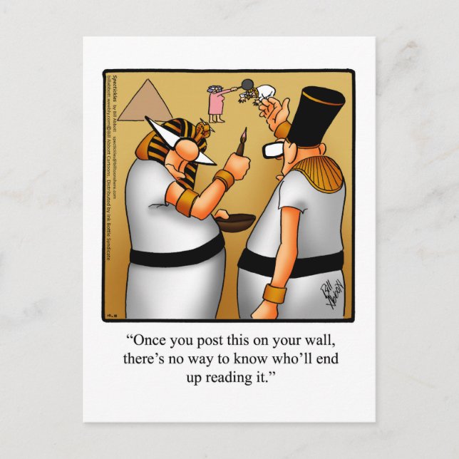 Social Media Humor Postcard "Spectickles" (Front)