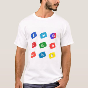Social media icon  T-Shirt