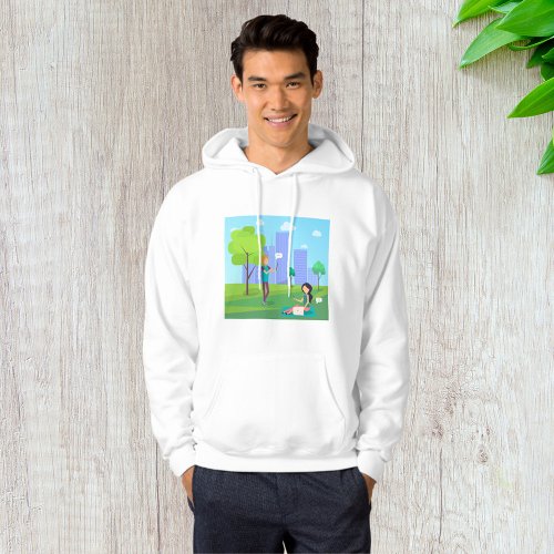 Social Media In The Park Hoodie