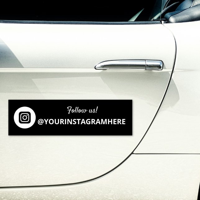 Social Media Instagram Car Magnet (Creator Uploaded)
