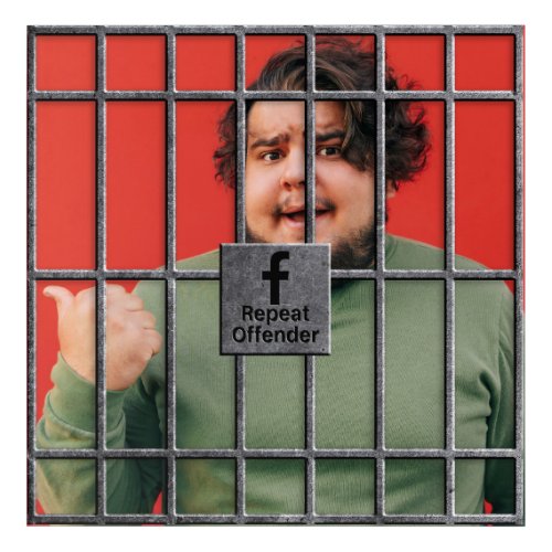 Social Media Jail Photo Acrylic Print