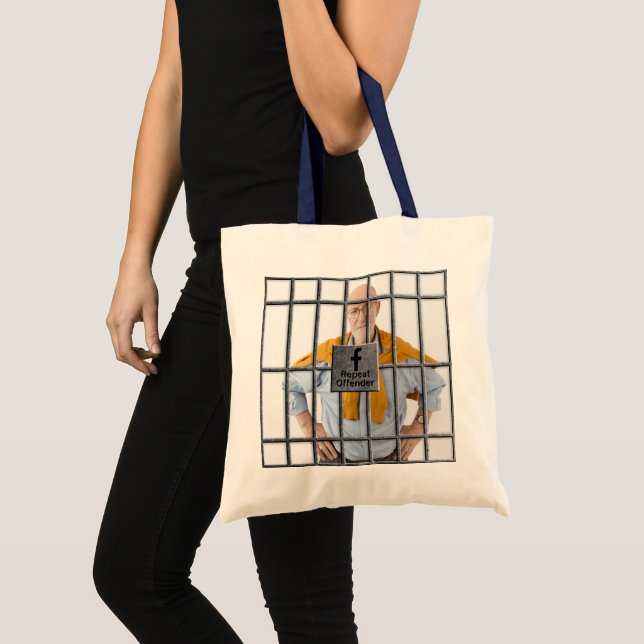 Social Media Jail Photo Tote Bag (Front (Product))