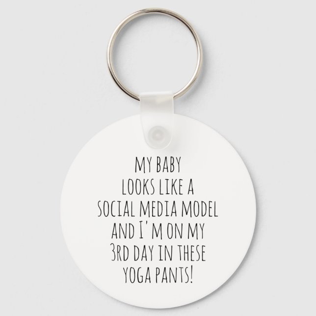 Social Media Keychain (Front)
