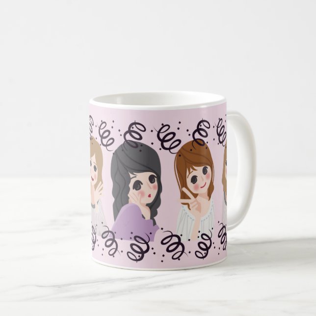 Social Media Lovers & Selfie Enthusiasts Coffee Mug (Front Right)