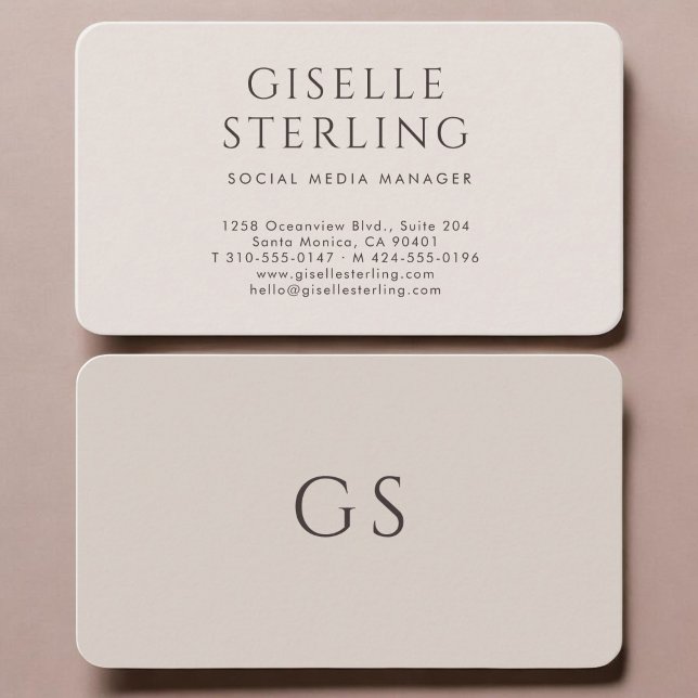 Social Media Manager Business Card (Creator Uploaded)