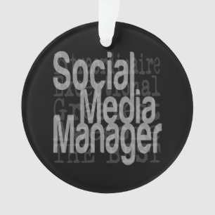 Social Media Manager Extraordinaire Ornament