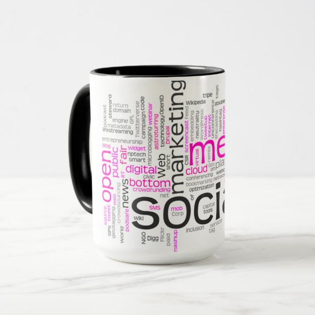 Social Media Marketing Combo Mug (Front Left)