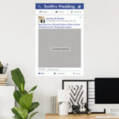 Social Media Party Frame Photo Booth Prop Poster (Home Office)