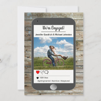 Social Media Photo Mobile Engagement Announcement