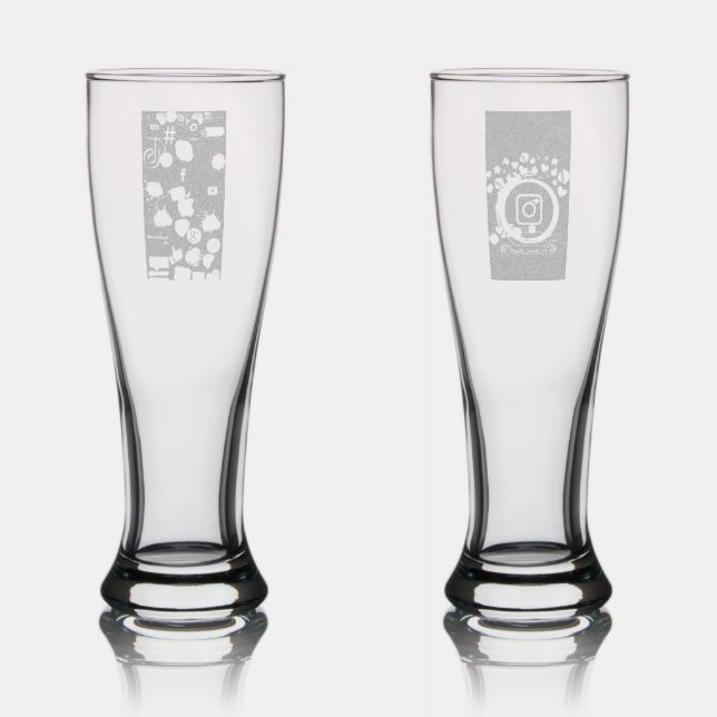 Social media pic  pilsner glass (Glassware)