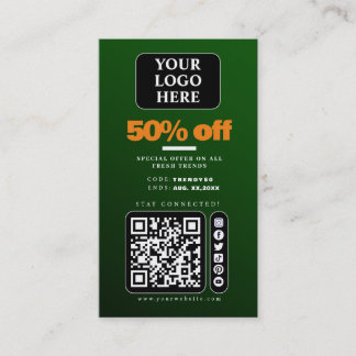 Social Media Product Price Tag/Sale Promo Card