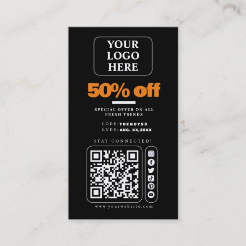 Social Media Product Price TagSale Promo Card