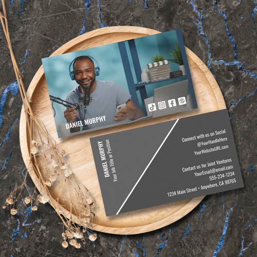 Social Media Profile Photo Business Card