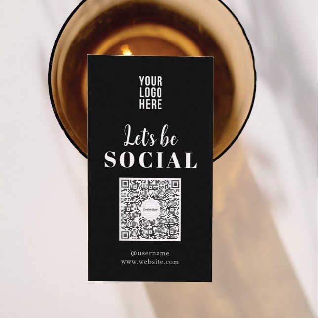 Social Media QR Code Business Card (Creator Uploaded)