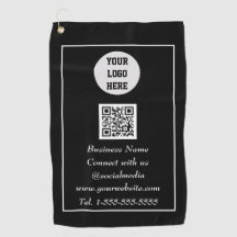 Social media QR Code Scannable Black Professional
