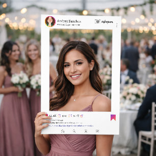 Social Media Selfie Party Frame
