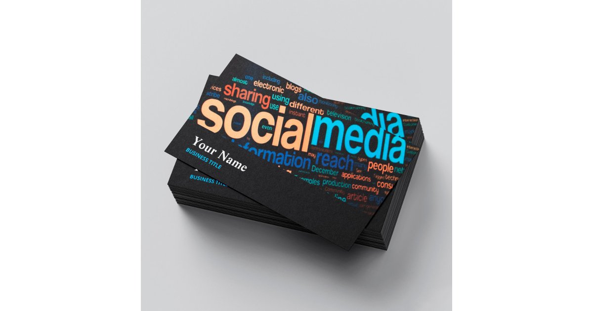 Program Analyst Card Social Media Specialist Digital Online Analyst Business Card | Zazzle