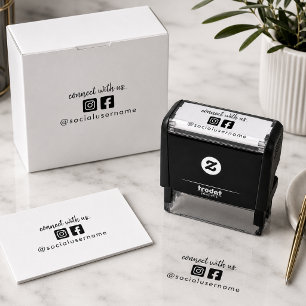 Social Media Stamp Instagram Business Handle