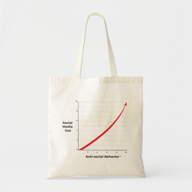 Social Media Use Tote Bag (Front)