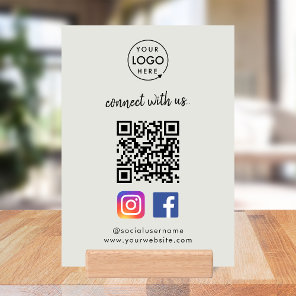 Social Media Wood Block Print | Instagram Facebook