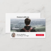 Social Media YouTube Inspired | Business Card (Front/Back)