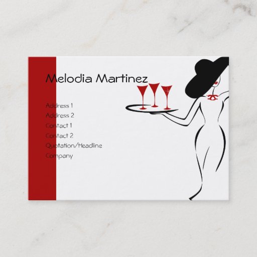 Customizable Social Mixer Business Card