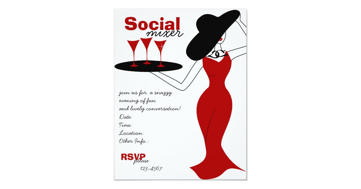 Social Mixer Invitation