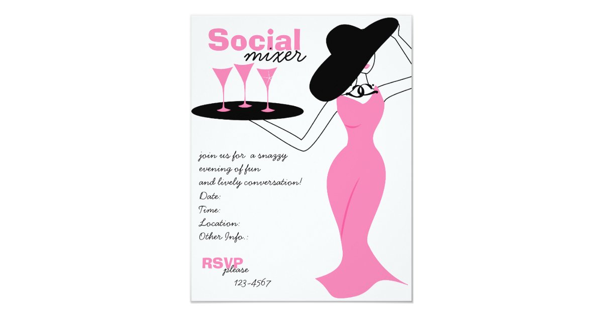 Social Mixer Invitation