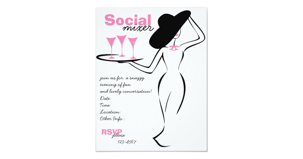 Social Mixer Invitation