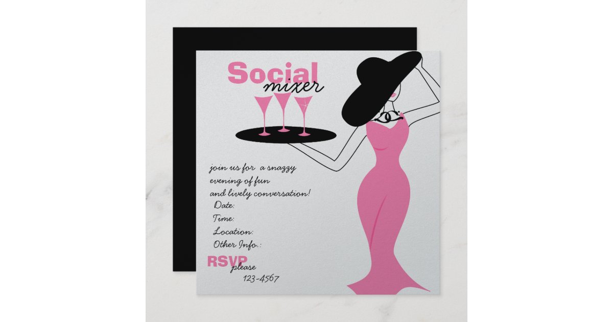 Social Mixer Invitation