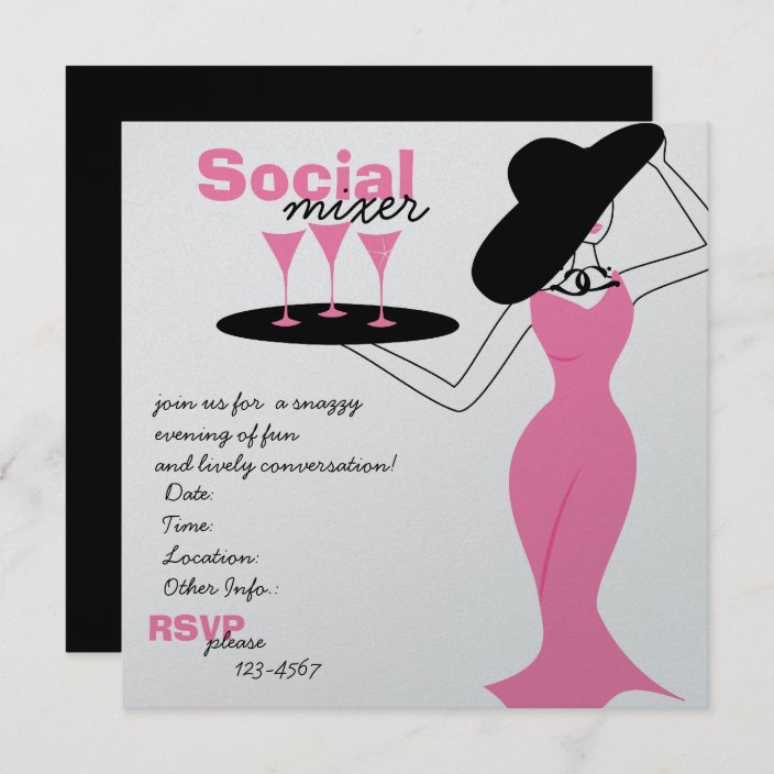Social Mixer Invitation