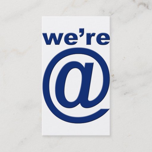 Customizable Social Profile Business Card tfP 2.0 Wer@b tfPbak